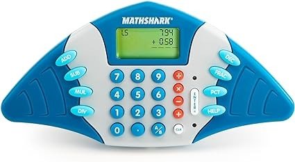 MathShark Electronic Math Game, Handheld Electronic Learning Toy, Ages 6+
