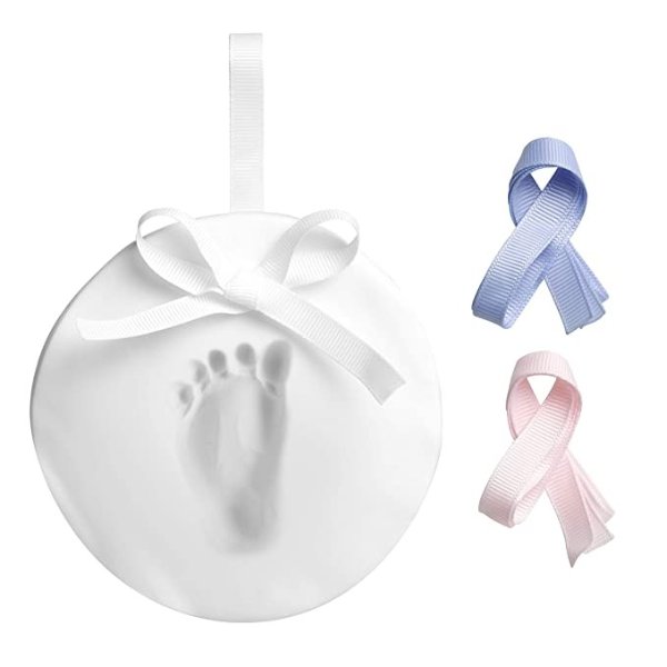 Babyprints Baby Hand or Footprint Keepsake Ornament Kit, Year-Round Baby Gift, Baby Shower