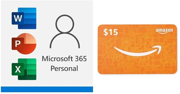 Microsoft 365 Personal 12 month auto-renewing subscription