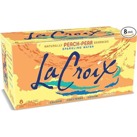 LaCroix 无糖零卡汽泡水12 Oz 12罐