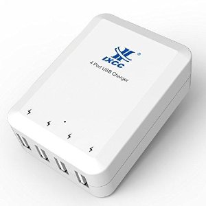 iXCC 4-Port USB 4A 20W AC SMART High Speed Travel Wall Charger