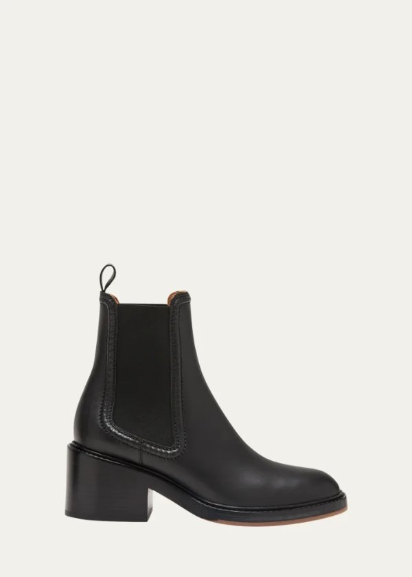 Mallo Leather Ankle Chelsea Boots