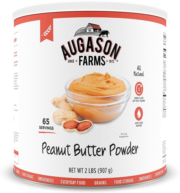 Peanut Butter Powder 2 lbs No. 10 Can