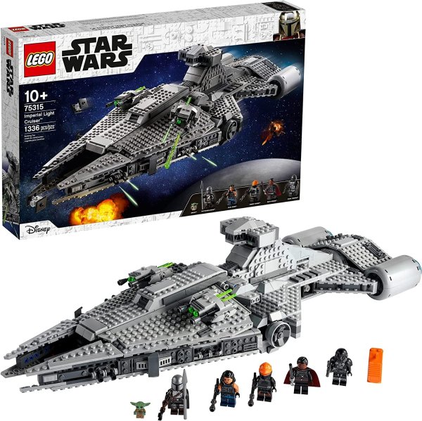 Star Wars: The Mandalorian Imperial Light Cruiser 75315 Awesome Toy Building Kit for Kids, Featuring 5 Minifigures; New 2021 (1,336 Pieces)