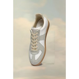 Maison MargielaReplica leather and suede sneakers