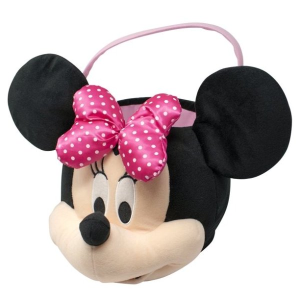 -Minnie Mouse Jumbo Plush Halloween Basket