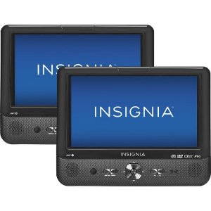 Insignia 9" 便携式DVD播放器 2个