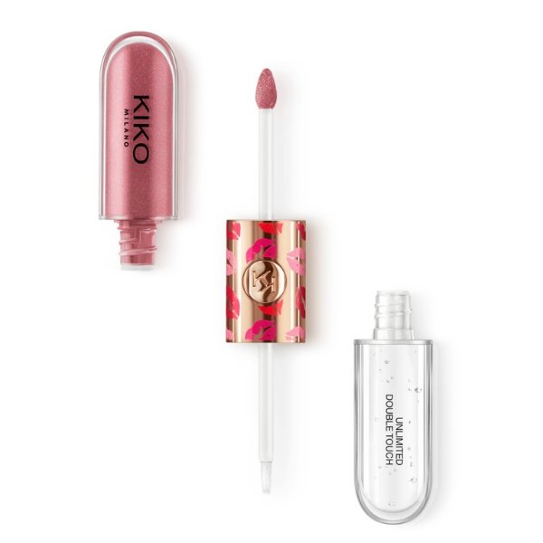 Long-lasting two-step liquid lipstick - New Happy Birthday Unlimited Double Touch - KIKO MILANO