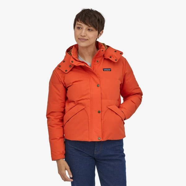 Patagonia Downdrift Jacket 女士羽绒外套 橙色款促销