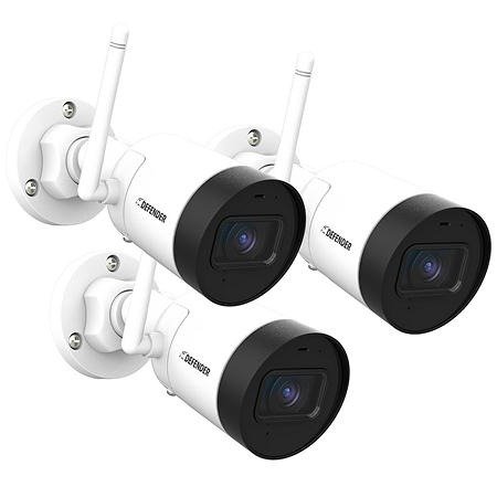 Guard 4 Megapixel (2K) Resolution IP Cameras with Audio Recording and No Monthly Fees (3 Pack) - Sam's Club