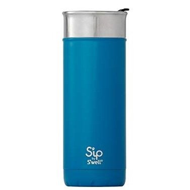 S'ip by S'well 20316-A18-03540 Travel Mug, 16oz, Jersey Blue