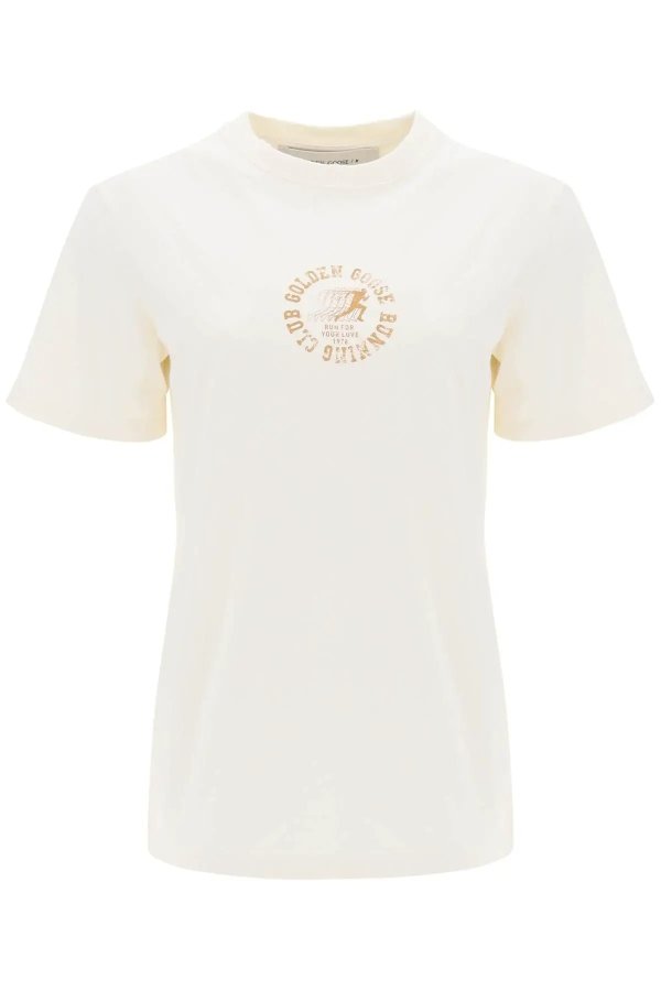 Runners Club print regular T-shirt Golden Goose