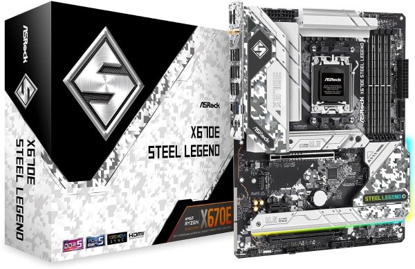 X670E Steel Legend Support AMD AM5 RYZEN 7000 Series Processors Motherboard