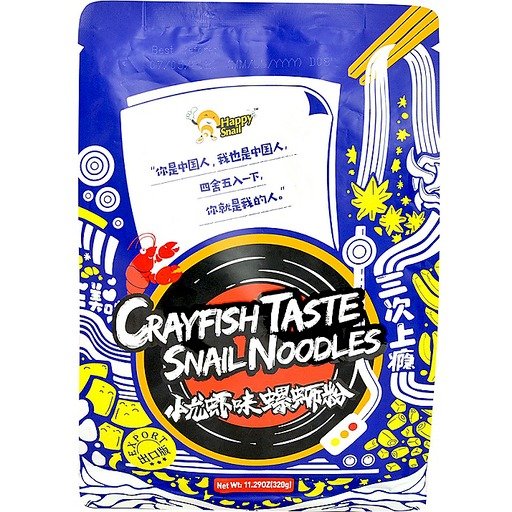 Happy Snail Crayfish Taste Snail Noodles 11.29 OZ