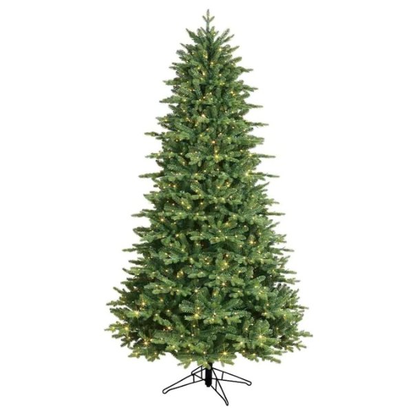7.5-ft Aspen Fir Pre-Lit Traditional Slim Artificial Christmas Tree with 750 Multi-Function Color Changing LED Lights Lowes.com