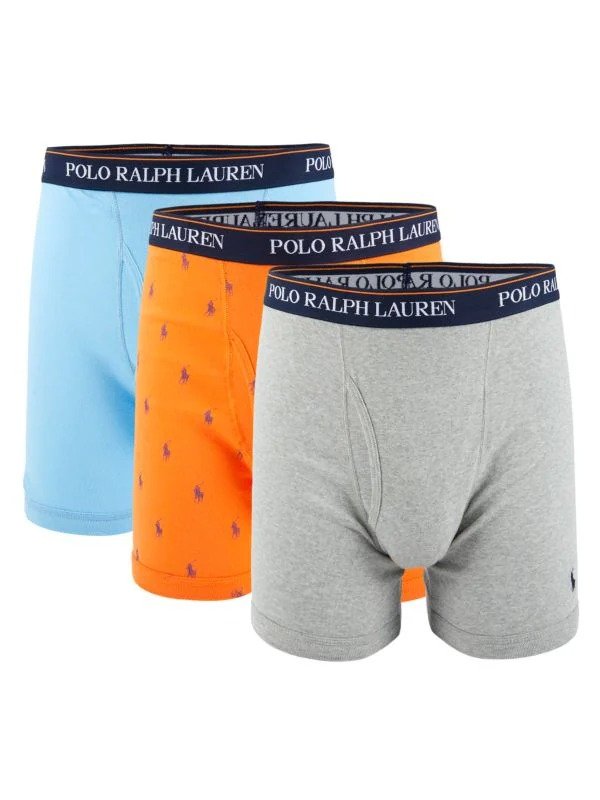 3-Pack Classic Fit Vented Boxer Briefs