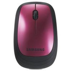 Samsung Wireless Blue Trace USB Mouse (Pink)