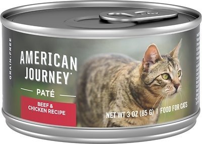 Pate Beef & Chicken Recipe Grain-Free Canned Cat Food, 3-oz, case of 24 - Chewy.com