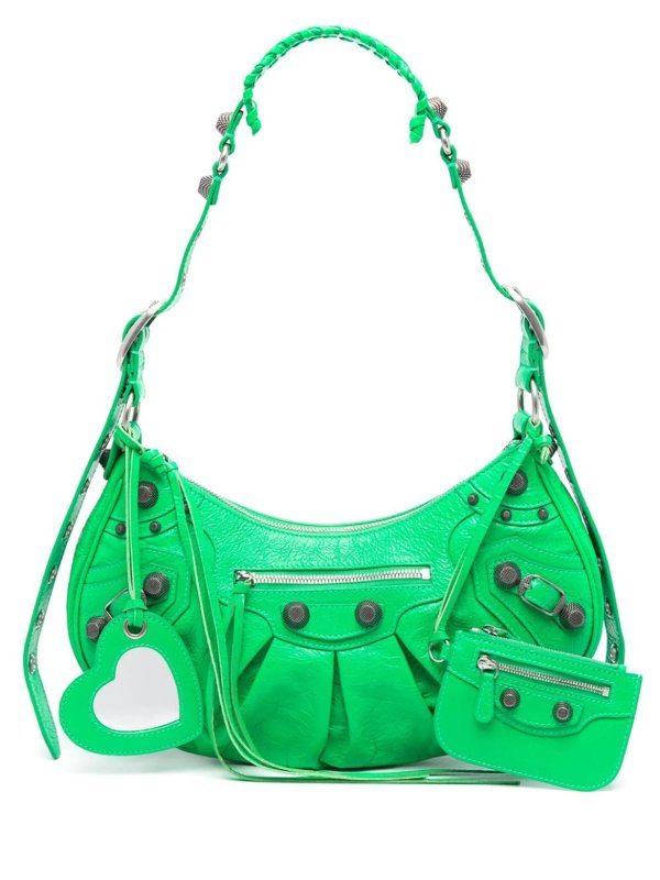 Le Cagole S shoulder bag green | MODES