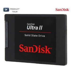 闪迪SanDisk Ultra II 2.5吋 960GB SATA III 固态硬盘