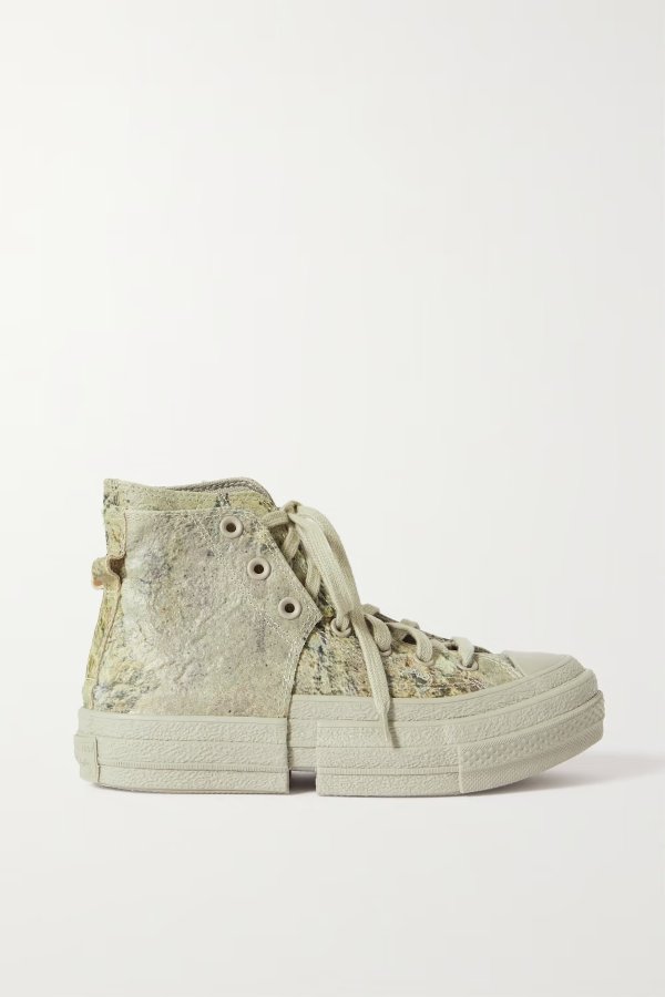+ Feng Chen Wang Chuck Taylor 70 textured-leather high-top sneakers