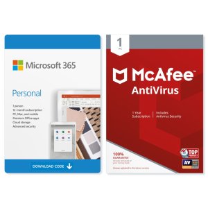 Microsoft 365 个人版 + McAfee 杀毒软件 套装