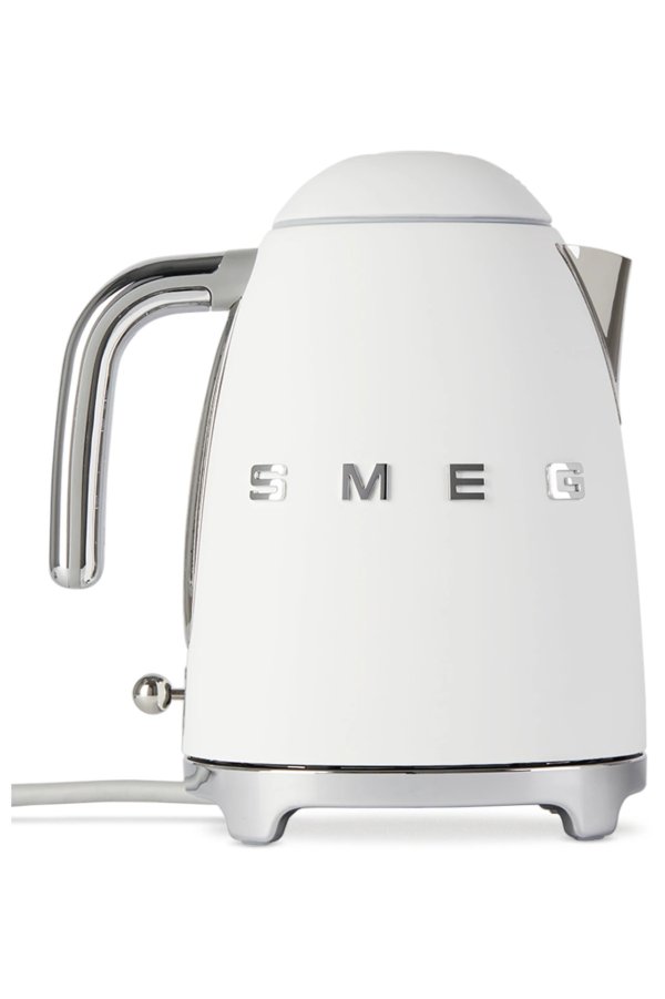 White Glossy Electric Kettle, 1.7 L, CA/US