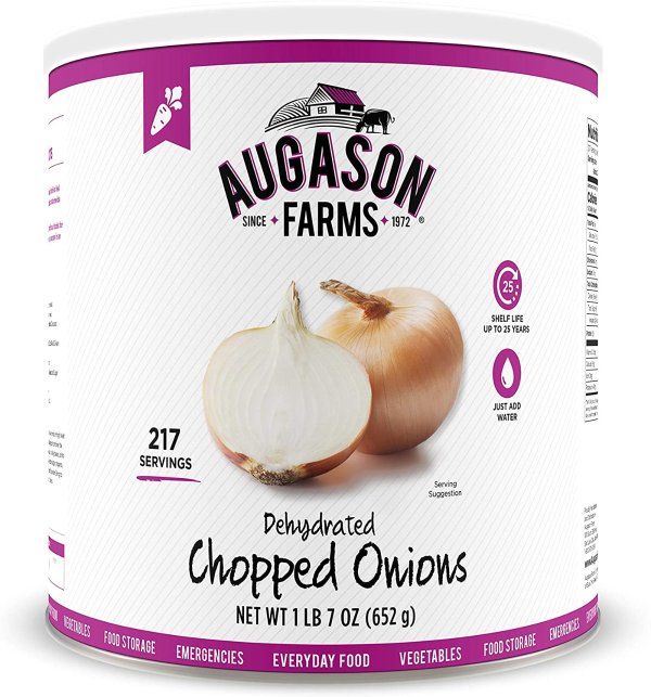 Dehydrated Chopped Onions No. 10 Can, 1 lb 7 oz