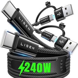 LISEN 240W USB C to USB C Cable