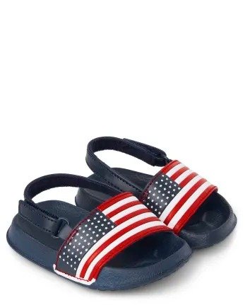 Unisex Baby American Flag Slides - American Cutie | Gymboree - NAVY