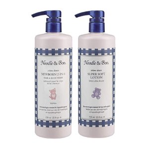 Noodle & Boo 2-in-1 Newborn Hair & Body Wash and Super Soft Lotion Bundle @ Amazon