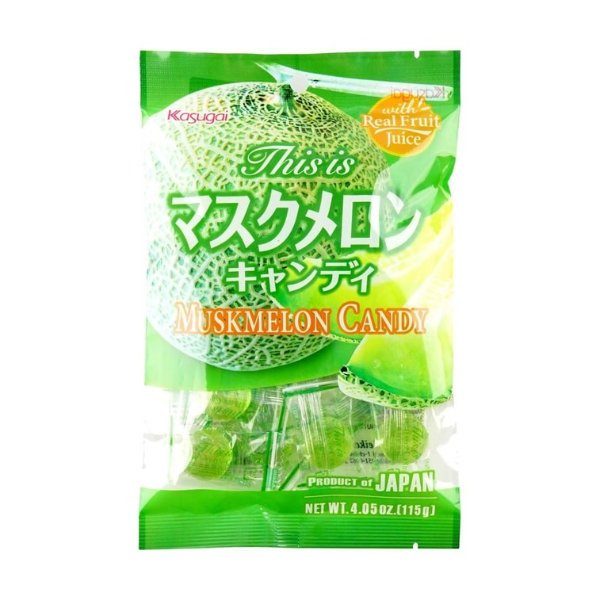 KASUGAI Muskmelon Candy,4.05 oz