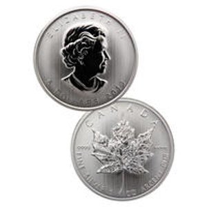 2013 版 1 盎司加拿大$5面值非流通枫叶 .9999 银币