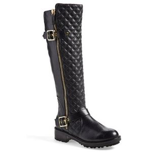Steve Madden 'Willits' Quilted Moto Boot @ Nordstrom 