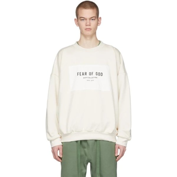 - Off-White 'Sixth Collection' Patch Logo Sweatshirt
