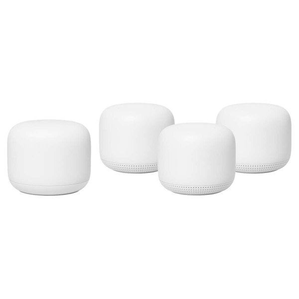 Nest Wifi 4-pack - Smart Mesh WiFi Powered by theAssistant