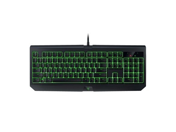 BlackWidow Ultimate: Esports Gaming Keyboard - Dust and Spill Resistant - Individually Backlit Keys -Green Mechanical Switches (Tactile and Clicky)