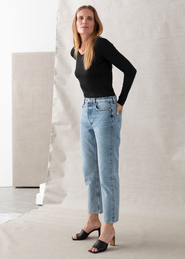 Keeper Cut Cropped Jeans