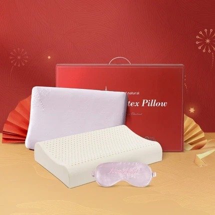 Luxurious Natural Latex Pillow Gift Box [Made in Thailand]