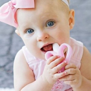 Baby Banana 香蕉宝宝婴儿牙刷牙胶 粉色