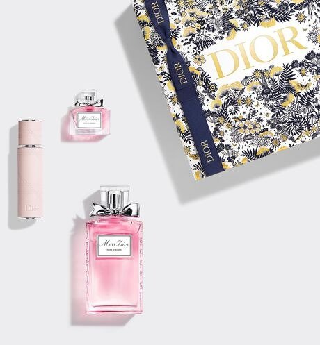 Miss Dior Rose N'Roses Set Gift set - eau de toilette, travel spray and mini fragrance
