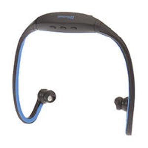Stereo Bluetooth Neck-Band Headphone with Mic(Blue) 