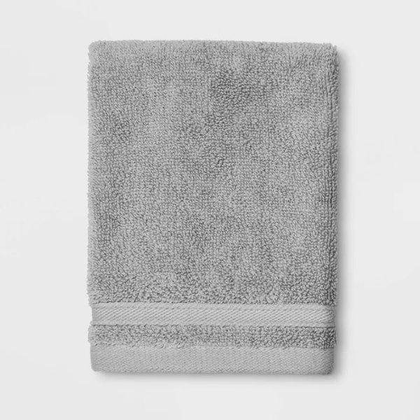 灰色毛巾