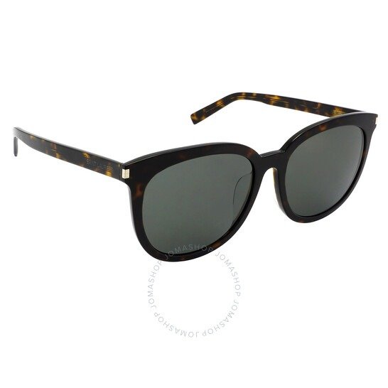 Grey Square Men's Sunglasses SL 284 F SLIM 002 56
