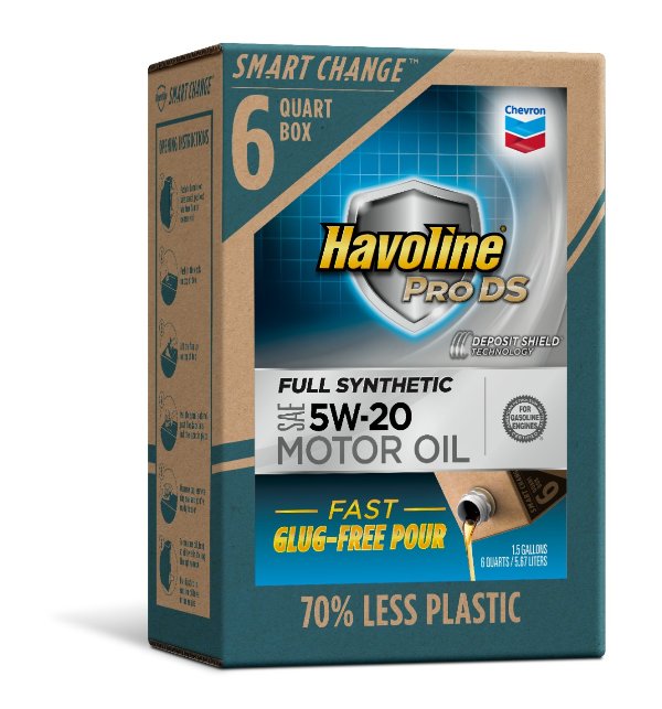 雪弗龙 Havoline 5W-20 全合成机油 6夸脱 环保包装