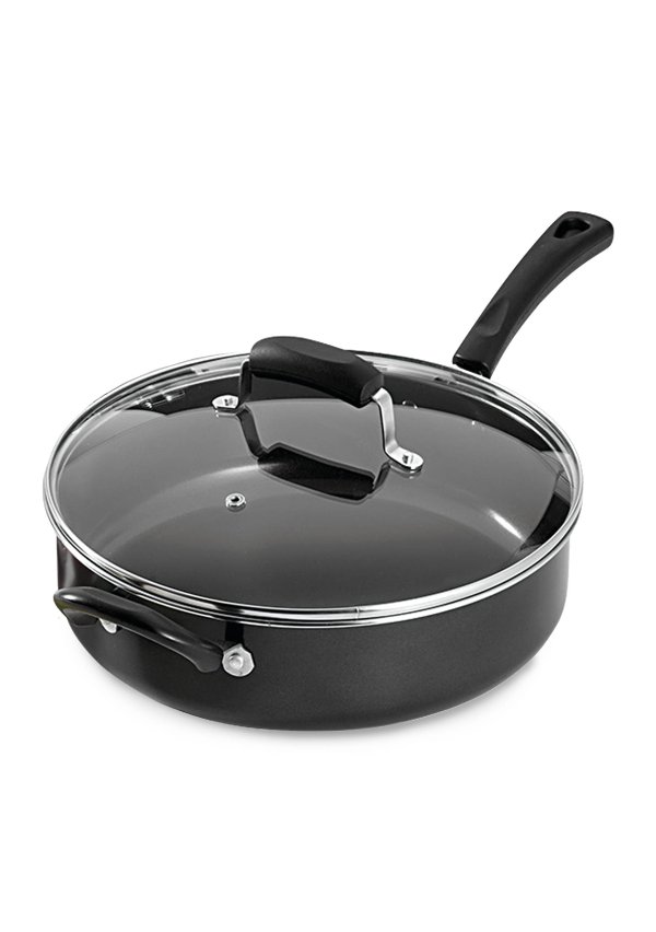 11-in. Non-Stick Aluminum Jumbo Cooker with Lid