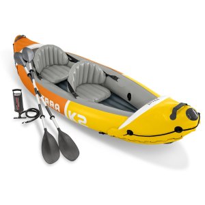Intex Sierra K2 双人充气划艇促销 带船桨和充气泵