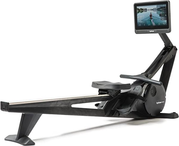 Wave Rowing Machine with 16" HD Touchscreen & Speakers - Foldable | Live Home Workouts, Subscription Required