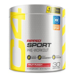 C4 Ripped Sport Pre Workout Powder Fruit Punch 30 Servings