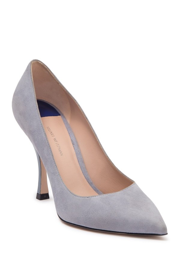 Tippi 95 Pointed Toe Suede Pump